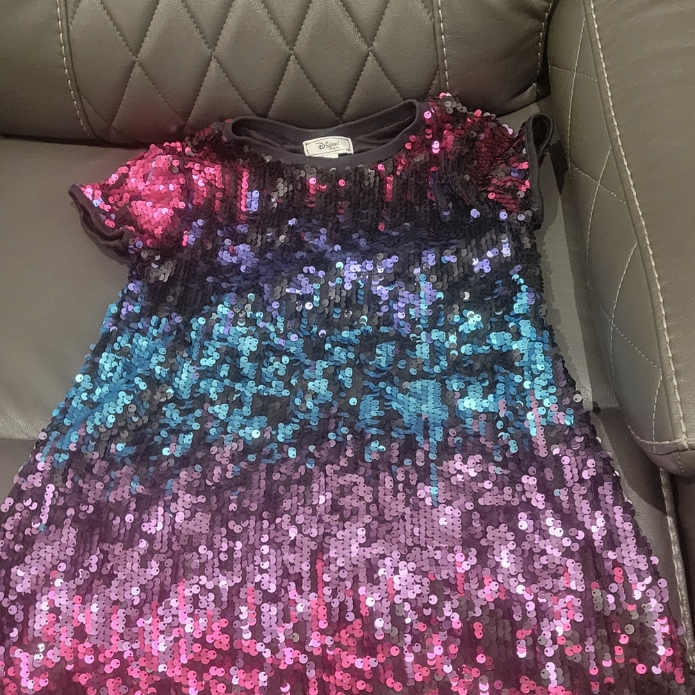 Girls small sequins dress